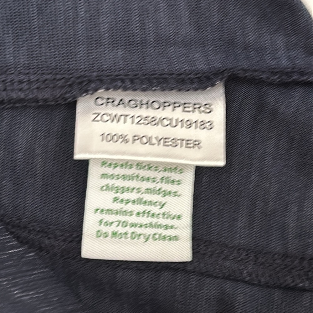 Craghoppers NOSILIFE GALENA SHORT SLEEVE TEE - Blue Navy - Picture 14 of 16